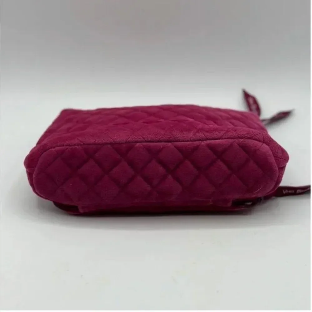 Vera Bradley Majestic Magenta Compact Organizer Quilted Velvet Makeup